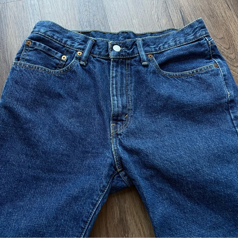 Levi’s 505 32 Vintage 90s Long Relaxed Denim Shorts Straight Fit Y2K High Rise